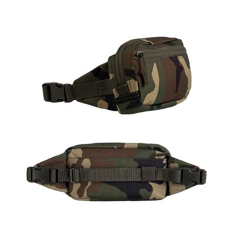 Woodland Camouflage Fanny Pack | Army Navy Sales