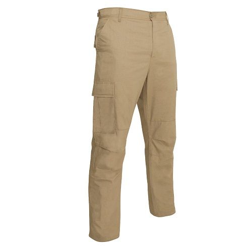 Military Spec Khaki Poly Cotton BDU Pants | Army Navy Sales