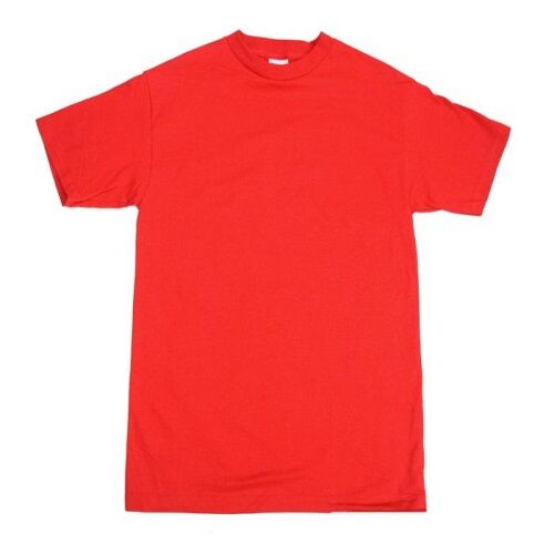 US Spec Plain Red T Shirt Army Navy Sales