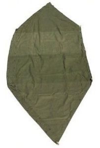 Used GI Shelter Half Canvas Material Only