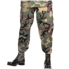 GI 100% Cotton Ripstop Woodland BDU Pants