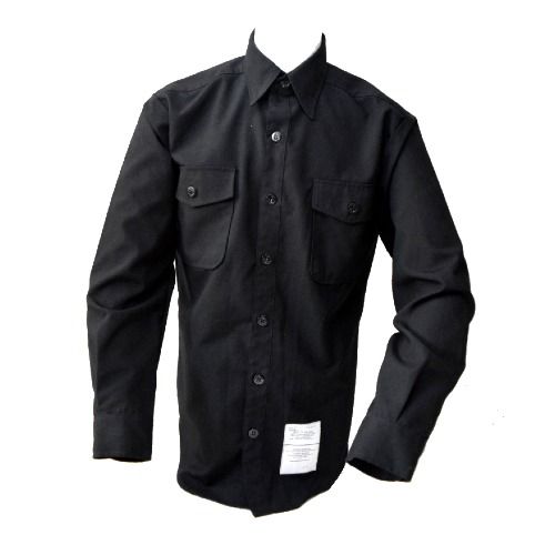 Used Black GI US Navy 2 Pocket Shirt