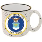 US Air Force Stone Speckled Coffee Mug