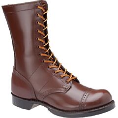 US Made Corcoran Mens 10” Historic Leather Military Brown Jump Boot