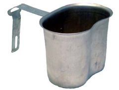 GI L-Handle Canteen Cup Used