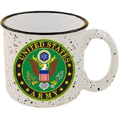 US Army Stone Speckled Coffee Cup