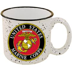 Marine Corps Stone Speckled Coffee Mug