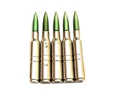 GI 5 Pack Of Swedish Mauser M41 6.5 Dummy Rounds