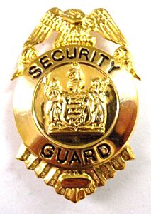 Security Guard Badge - Small