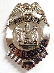 Private Detective Badge - Small