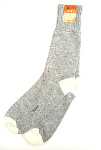 2 Pack Of Quality Gray Boot Socks