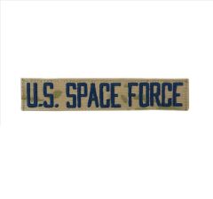 GI US Space Force Name Tape with Hook and Loop