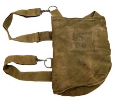Used GI M9A1 Canvas Gas Mask Bag