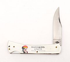Stainless Steel Mariners Razor Lock Blade Pocket Knife Made in Japan