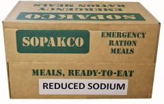 SOPAKCO MRE Emergency Ration Meals Low Sodium
