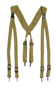 US Spec OD Green M1936 Reproduction Suspenders