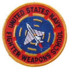 US Navy Fighter Weapons School Patch