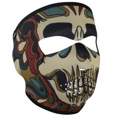Psychedelic Skull Face Mask