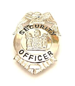 Security Officer Silver Badge Small