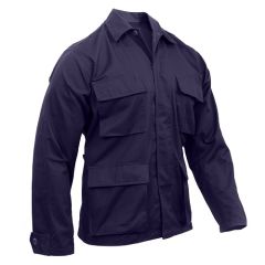 Blue Military Spec BDU Jacket Poly/Cotton