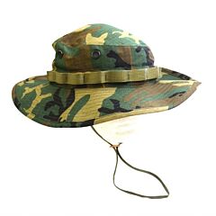 US Made Wide Brim ERDL Boonie Hat