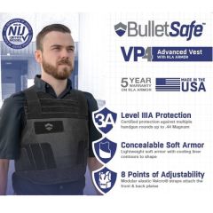 BulletSafe VP4 Advanced Bulletproof Vest