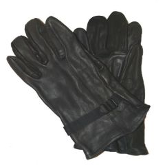 New GI All Leather Black D3A Gloves