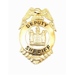 Small Gold Deputy Sheriff Badge