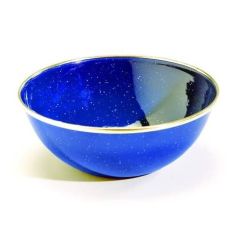 Enamel 6" Bowl with Stainless Steel Rim