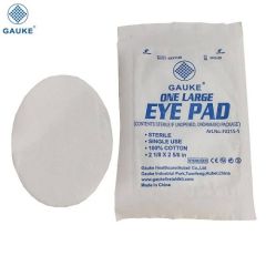 5 Pack of Sterile Oval Cotton Gauze Eye Pads