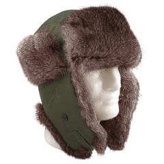 OD Green Fur Flyer's Hat
