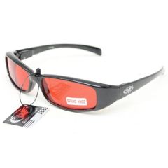 Global Vision New Attitude Sunglasses Red Lenses
