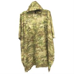 Military Style OCP Rain Poncho