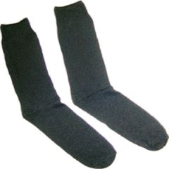 US Made Black Polypropylene Sock Liners