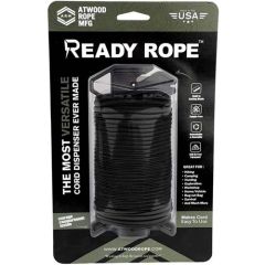 US Made Ready Rope Dispenser with Black Paracord