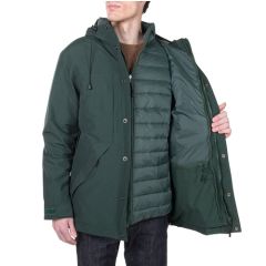 Schott 3-in-1 Forest Green Waterproof Jacket with Zip Out Lining