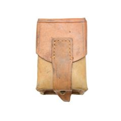 Used Serbian Leather Mauser Ammo Pouch