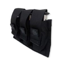 TacProGear Black Triple Pistol Mag Spring Pouch