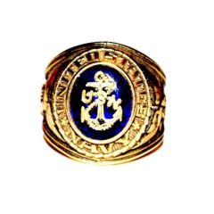 United States Navy Branch of Service 18k Gold Ring
