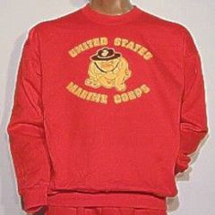 USMC Marine Bull Dog Sweatshirt