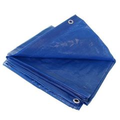 Blue Reinforced Rip-Stop Polyethylene Tarps