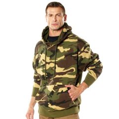 Woodland Camo Pullover Hoodie