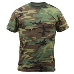 Woodland Camouflage Short Sleeve T-Shirt