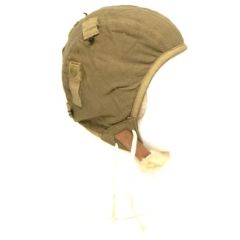 GI WWII US Army Air Force A-9 Cloth Flight Helmet