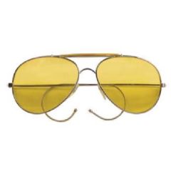 Yellow Aviator Style Sunglasses