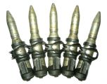Lot of 5 Linked 20mm Dummy Rounds
