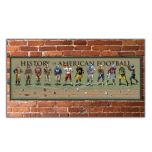 History of American Football Poster