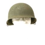 Used GI WWII Front Seam M1 Steel Pot Helmet