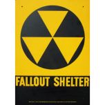 GI 1960's Civil Defense Fallout Shelter Sign