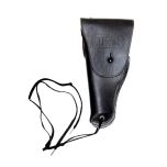 US Made Navy 9mm Left Hand Leather Hip Holster